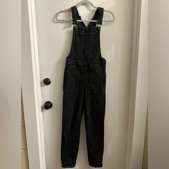 Madewell Overalls Lunar Wash black stretchy small - Picture 2 of 9